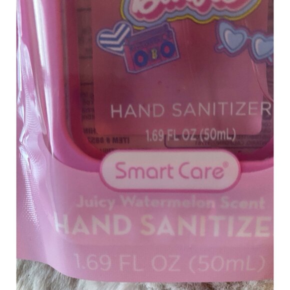 Smart Care Barbie Hand Sanitizer W Silicone Case Juicy Watermelon Scent 1.69 Oz - Picture 3 of 11